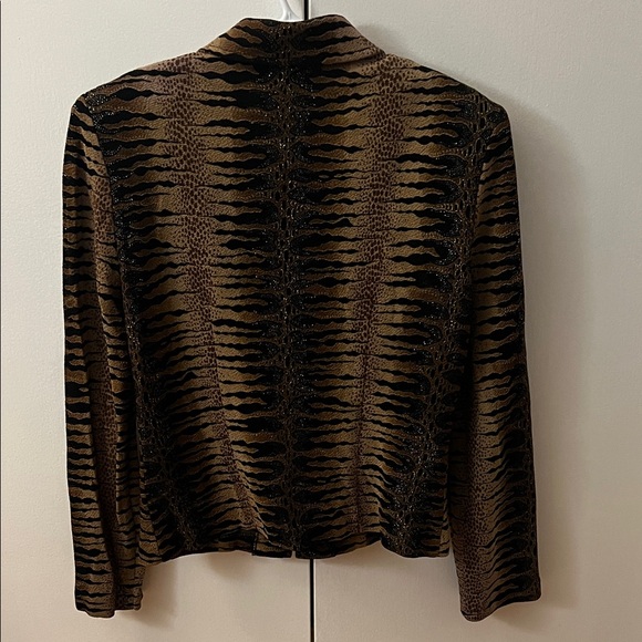 Joseph Ribkoff Zebra Pattern Blazer - Picture 5 of 6